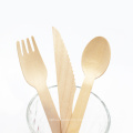 China Factory Cheap Price Disposable Individual Wooden Cutlery Set